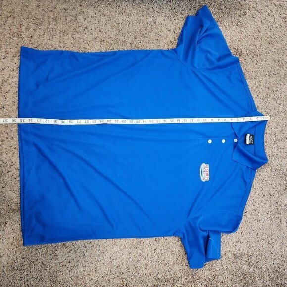 NWT Nike Golf Dri-Fit HERCULES SEALING PRODUCTS Blue Branded Employee Polo XXL - Picture 9 of 9